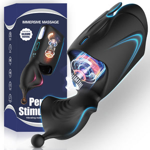 Blowjob Male Masturbator Penis Sex Toy for Men Electric Pulse Vibrator Penis Endurance Delay Lasting Trainer Masturbation Cup - sextoysok