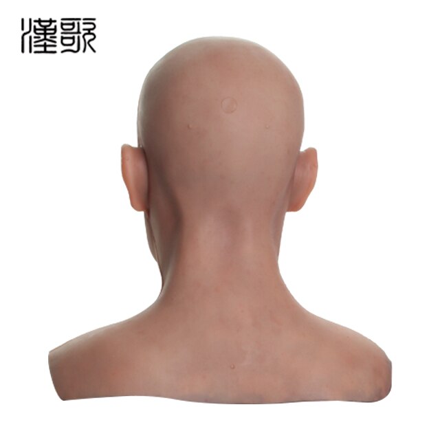 2019 New style male silicone mask Bell for cosplay partys drag queen masking masquerade full head masks - sextoysok