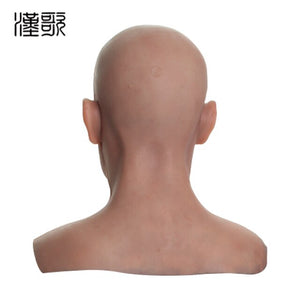 2019 New style male silicone mask Bell for cosplay partys drag queen masking masquerade full head masks - sextoysok