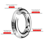 Cock Ring Penis Enlargement Metal Penis Ring Private Goods Ring Cock for Man Increase Penis Extender Intimate Penis Sleeve Dick - sextoysok