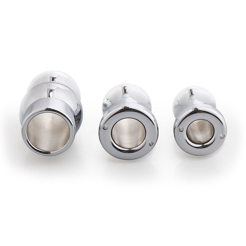 Adults Sex Toys Hollow Anal Dilator Metal Anal Plug Expansion Vaginal Dilator Sex Products for Priests Couples Erotic Games - sextoysok