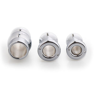 Adults Sex Toys Hollow Anal Dilator Metal Anal Plug Expansion Vaginal Dilator Sex Products for Priests Couples Erotic Games - sextoysok