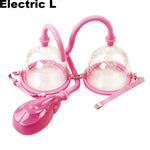 Electric/Manual Breast Massager Vacuum Cup Vibrating Breast Enlarge Enhance Nipple Sucker Breast Massager Pump With Retail Box - sextoysok