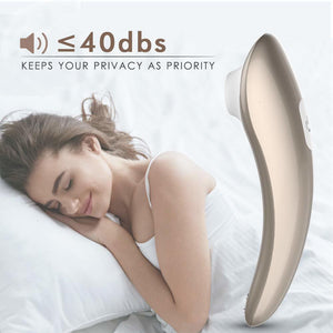 Clitoris Stimulator With 10 Suction Modes Air Pulse Pressure Wave Technology Waterproof Re-Chargeable Sex Toys For Women Couple - sextoysok