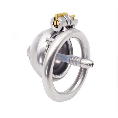 Free Sipping!! 304 stainless steel Male Chastity Device Super Small Cock Cage with Stealth lock Ring Sex Toy A269 - sextoysok
