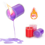 3 Colors Candles Flirting Candle Low Temperature Candle Wax Drip Erotic Adult Sex Toys For Couple SM Adult Games Flirt Toys - sextoysok