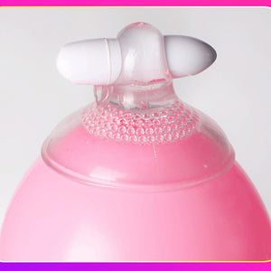 Breast Shock Massager Simple Breast Sucking Crisp Creep Vibrating Female Masturbator Sensitive Stimulator Sex Toys for Women (Transparent(2Pcs)) - sextoysok