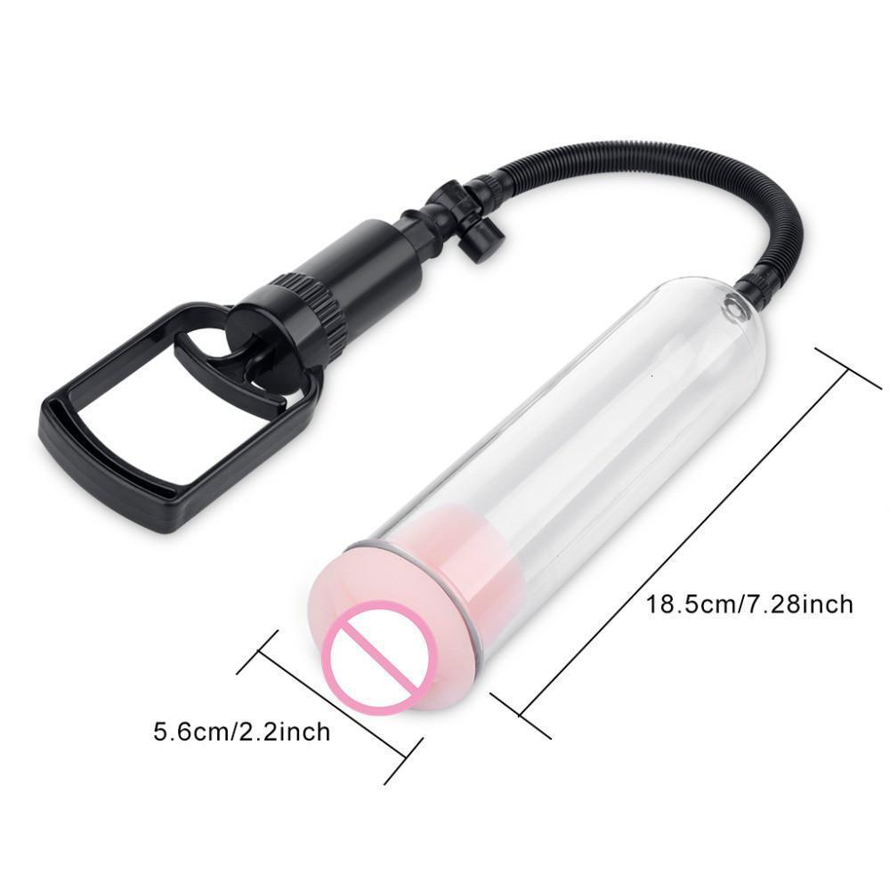 Male Penis Enlargement Extender Device Strengthen Erect Assistor Vacuum Pump Sex Toy For Men Erotic Help Bob Adult Product - sextoysok