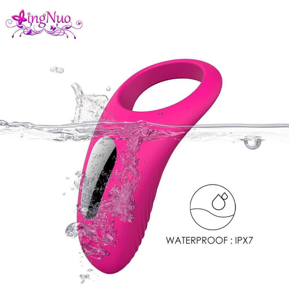 stimulants for men Vibrator Sex Toys for Woman Masturbator Man Wearable Dildo Penis Ring Clitoris Stimulator - sextoysok