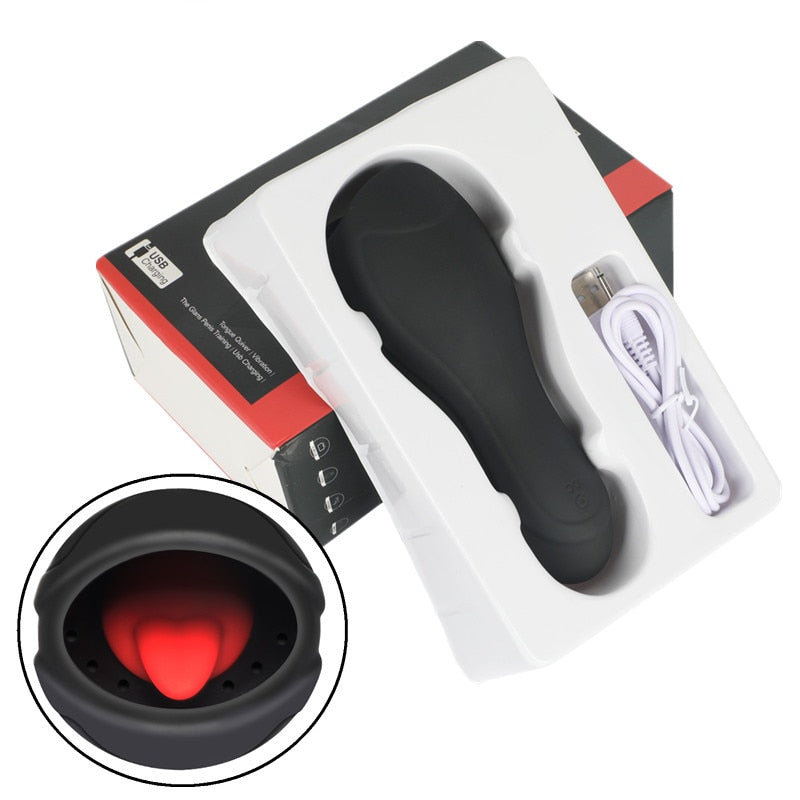 Blowjob Male Masturbator Penis Sex Toy for Men Electric Pulse Vibrator Penis Endurance Delay Lasting Trainer Masturbation Cup - sextoysok
