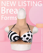 Tgirl Crossdresser Fake boobs Artificial Silicone Breast Forms Prosthesis Tits For Shemale Trandsgender Drag Queen Cosplay D Cup - sextoysok