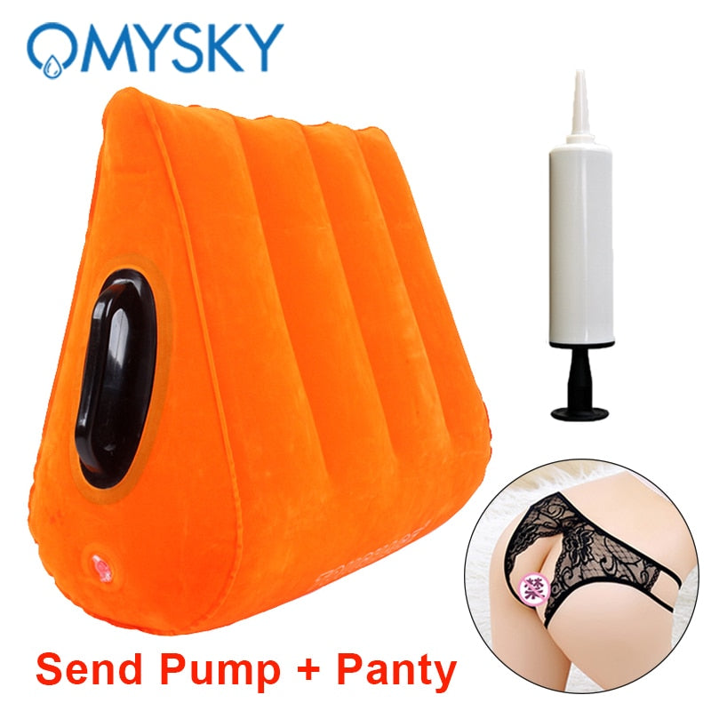 OMYSKY Inflatable Sex Aid Pillow Inflatable Love Position Sex Furniture For Women Erotic Sofa Adult Games Sex Toys For Couples - sextoysok
