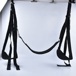 Women Sex Swing Adult SM Love Game Fetish Bondage Leg Open Sex Swing Swing Couple Flirting Supplies (Black) - sextoysok