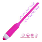 Adult supplies wholesale silicone horse eye urethra tube female masturbation massage AV vibrator sagitar wish explosion (rose red opp) - sextoysok