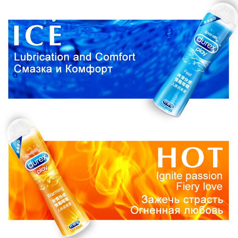 Durex Lubricants Play Water Based Anal Masturbation Lubricant Penis Gel Massage Oil Vaginal Intimate Sex Products for Couples - sextoysok