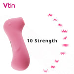 10 Mode Sucking Vibrator Clitoris Clit Sucker Clitoris Stimulator Sex Toys for Women Adult G Spot Oral Licking Nipples (Pink) - sextoysok