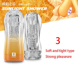 Male Masturbator Cup Soft Pussy Sex Toys Transparent Vagina Adult Endurance Exercise Sex Products Vacuum Pocket Cup for Men - sextoysok