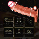 Thick Condoms For Men Dildo Extender Reusable Penis Sleeve Intimate Goods Penis Enlargement condom Rings Cock Massager Sex Toys - sextoysok