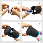 Electric Penis Pump Sex Toys for Men Male Masturbator Penis Extender Penile Vacuum Pump Penis Enlargement Enhancer Massager Ring - sextoysok