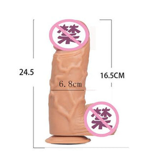 24.5*6.8cm Giant Huge Dildo Super Big Dick With Suction Cup Anal Butt Plug Large Dong Realistic Penis Sex Toys For Woman - sextoysok