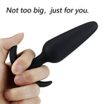DOPAMONKEY black Silicone Butt Plug With 10 speed Vibrator Anal Plug Sex Toys For Woman Men Anal Dilator Adult sex for couples - sextoysok