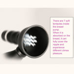 New Oral Licking Tongue Stimulating Breast Vibrator Nipple Sucking Vibrator Clitoral Stimulator Body Massager Sex Toys for Woman (Black) - sextoysok