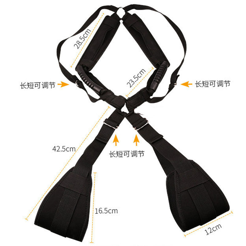 Male Shoulder Strap Sex Swing Leg Spreader Sex Toys For Couples High Quality Harness Love Bandage Back Insert Flirting SM Game - sextoysok