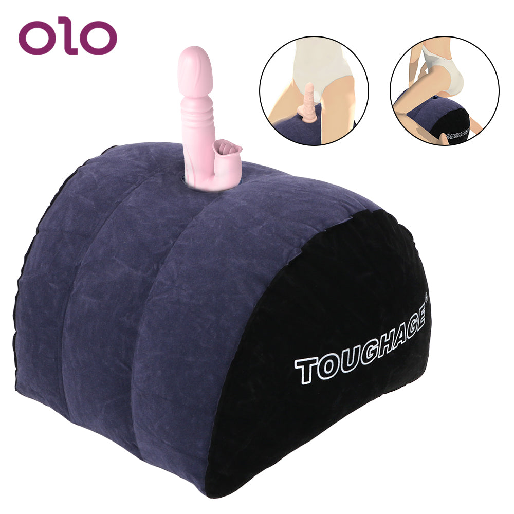 OLO For Women Masturbation Position Cushion Inflatable Sex Aid Pillow Sex Furniture Flocking Adult Games Adult Products - sextoysok
