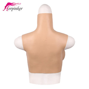 Spring Sale G cup silicone breast plate tette big boobs for transgender crossdresser sissy transexual drag queen - sextoysok