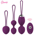 Vagina Balls Trainer Sex Toys Silicone Ben Wa Balls Vagina Tightening Exerciser Kegel Ball Vibratig Egg Women Adult Sex Product - sextoysok