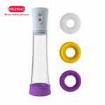 Electric Automatic Penis Pump USB Rechargeable Penis Enlarger Vacuum Pump Powerful Penis Enlargement Extender Sex Toys for Men (Sky blue) - sextoysok