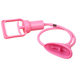 vagina sucking tongue vibrator Vacuum Pussy Pump Nipple Vibrator Clitoris Stimulation Female Masturbation Sex Toys For Women (Pink) - sextoysok