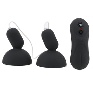 IKOKY 16 Speed Nipple Sucker Vibrator Suction Cup Chest Masturbator Breast Pump Nipple Massager Enlargement Sex Toy for Woman - sextoysok