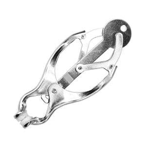 IKOKY 1 Pair Metal Nipple Clips Bondage Torture Play Clamps Breast massage Retention Device Adjustable Nipple Stimulator - sextoysok