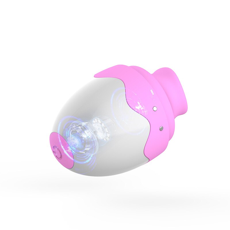 Erotic Female Masturbation Device Sex Sucking Machine USB Charging Tongue Licking Jump Egg Sexy Toys for Women nipple Sucker FB - sextoysok