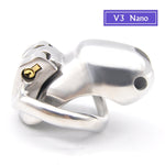 NEW ARRIVE Nice Design 316 Stainless Steel HT V3 Handmade Chastity Device A380-SS.. - sextoysok