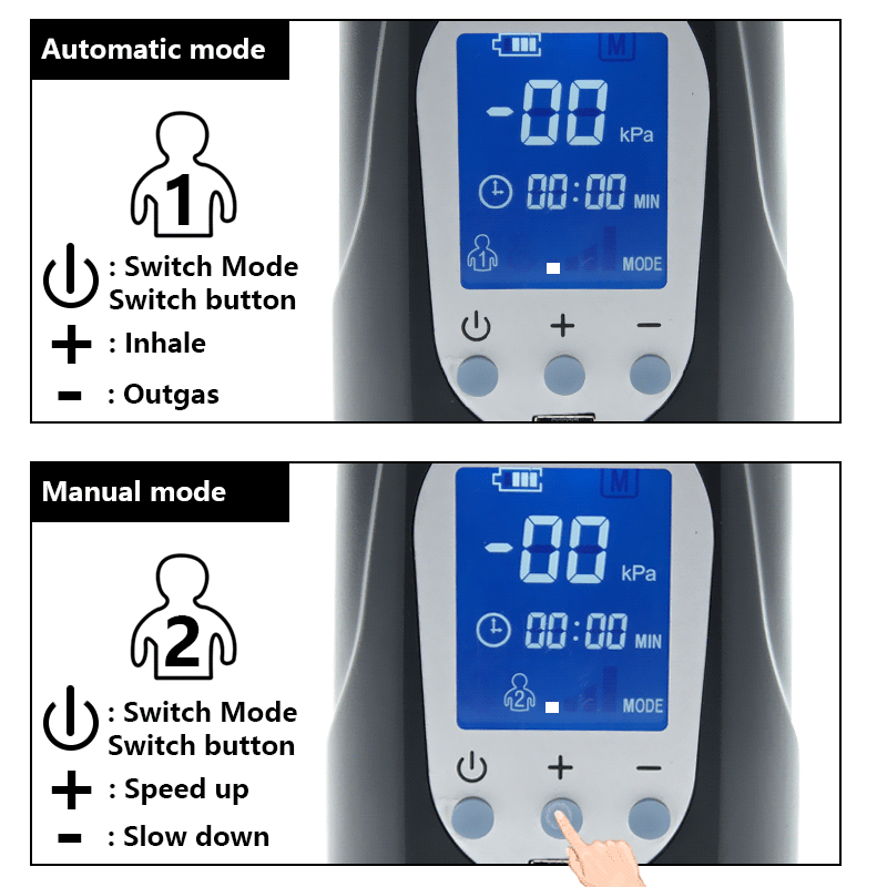 Electric Penis Pump USB Rechargeable Automatic Penis Enlargement Vacuum Pump Erection Penis Extender Male Enlarger Sex Toy - sextoysok