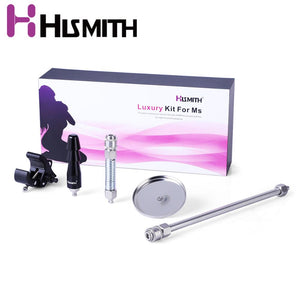 Hismith Premium Sex Machine Adapter For Women Suction Cup Spring Extension Rod Function Expansion Set KlicLok System Connector (5pcs Adapter) - sextoysok