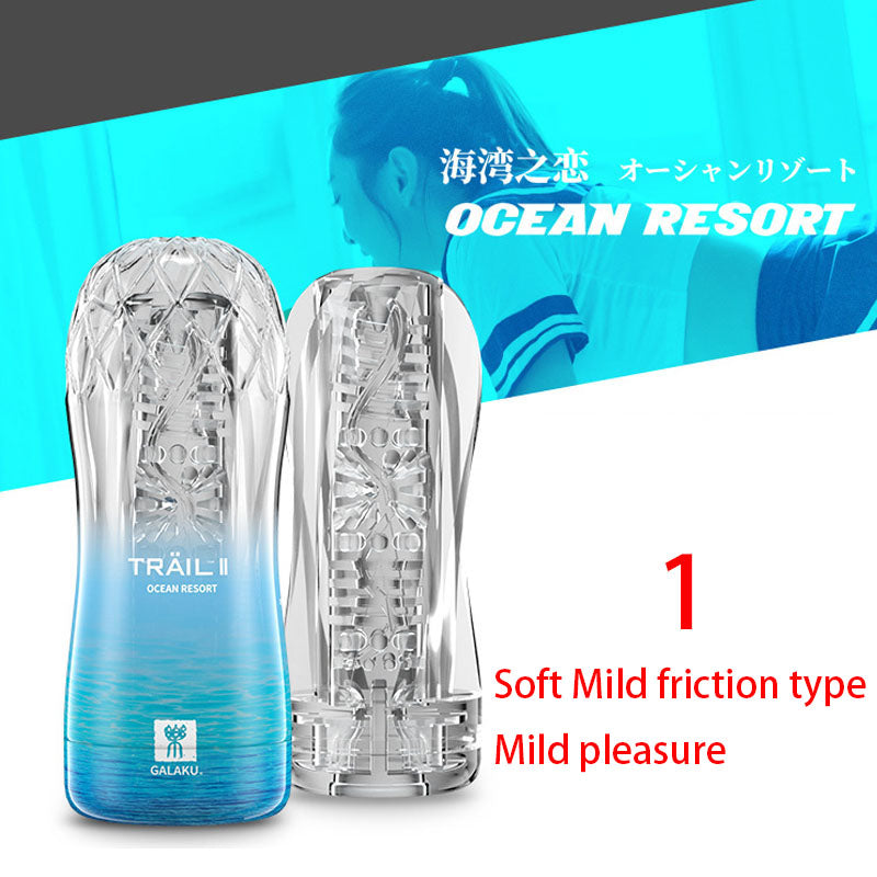 Male Masturbator Cup Soft Pussy Sex Toys Transparent Vagina Adult Endurance Exercise Sex Products Vacuum Pocket Cup for Men - sextoysok