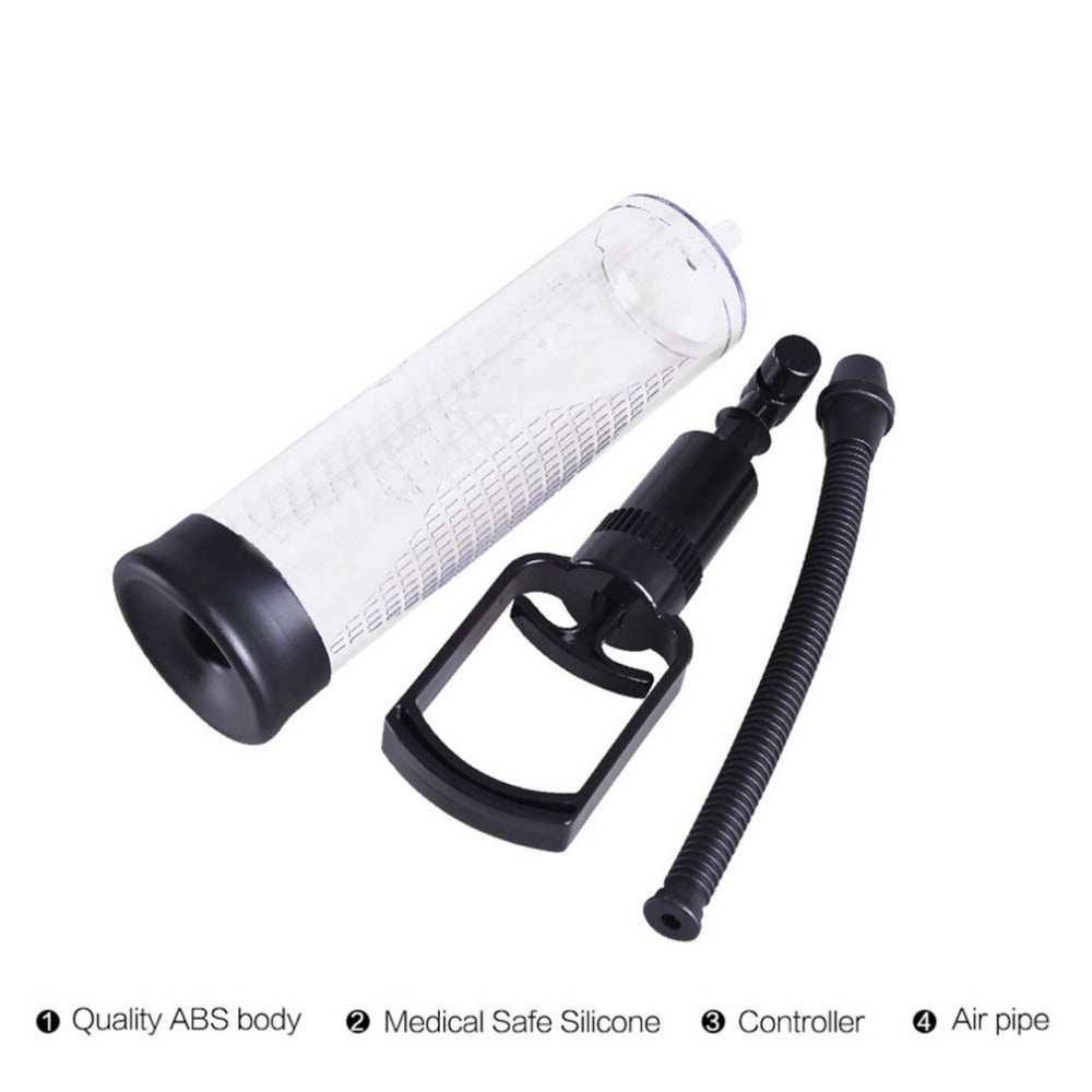 Meselo Penis Pump Sex Toys for Man Penis Enlargement Vacuum Pump Male Penis Extender Enhancer Masturbator Penis Trainer Adult - sextoysok