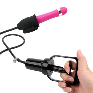VATINE Sucking Penis Enlargement Penis Pump Vibrator Blowjob Glans Penis Massage Vibrator Male Masturbator - sextoysok