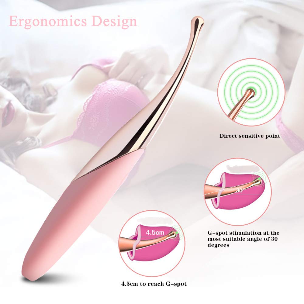 Clitoral Vibrator G Spot Nipple Anal Stimulator with 12 Frequency for Female Quickly Orgasm Waterproof Silicone Clitoris Toy - sextoysok