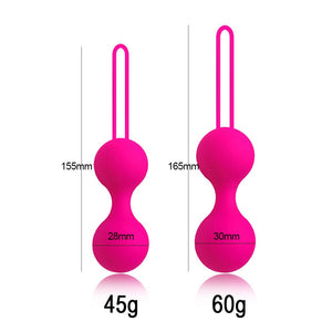 Silicone Vagina Shrinking Ball Sex Toys for Woman Kegel Motion Ball Vagina Tighten Exercise Geisha Ball Chinese Balls for Women - sextoysok