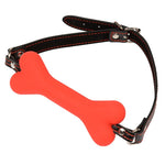 PU Leather Silicone Dog Bone Open Mouth Gag Bdsm Bondage Restraint Slave Fetish Adult Games Erotic Sex toys for Couples - sextoysok