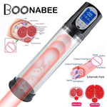 Electric Penis Pump USB Rechargeable Automatic Penis Enlargement Vacuum Pump Erection Penis Extender Male Enlarger Sex Toy - sextoysok