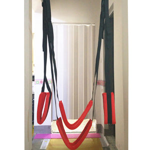 Love Sex Sling Swing Soft Material BDSM Sex Bandage Sex Furniture Fetish Hanging Door Swing Adult games Sex Toys for Couples sex - sextoysok