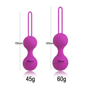Silicone Vagina Shrinking Ball Sex Toys for Woman Kegel Motion Ball Vagina Tighten Exercise Geisha Ball Chinese Balls for Women - sextoysok