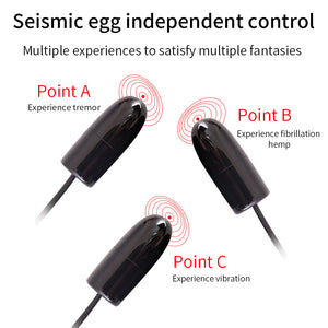 Vibrating Ghost Exerciser Sex Toy for Adult Sex Products Glans Vibrator Penis Pump Enlargement Vibrator for Men Masturbator (black) - sextoysok