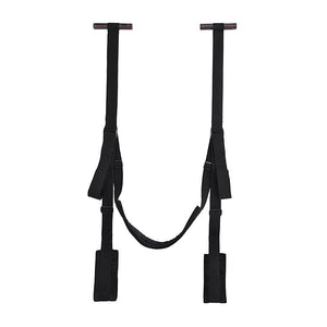 Sex Swing SM Bondage Restrain Erotic Sex Toys for couples Hanging Door Tied Furniture Rope Fetish Flirting Bdsm Slut sex tools (Black) - sextoysok