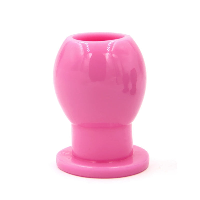 Large, medium and small soft rubber hollow female female expansion anal device unisex backyard expander foreign trade hot produc - sextoysok